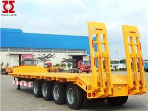 4axles Low Bed Semi trelè