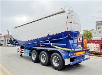 45T Bulk Siman Trelè Faktori Pri Bulk Siman Tank Semi Trelè Pou Vann