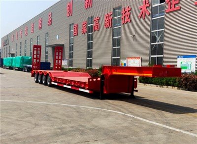 60tons Low Bed semi trelè