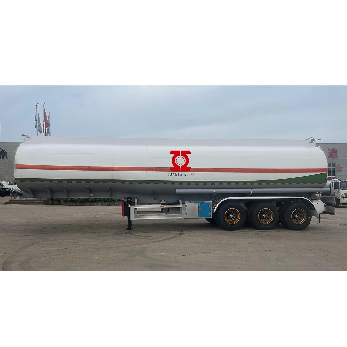 45000L gaz Tanker semi trelè