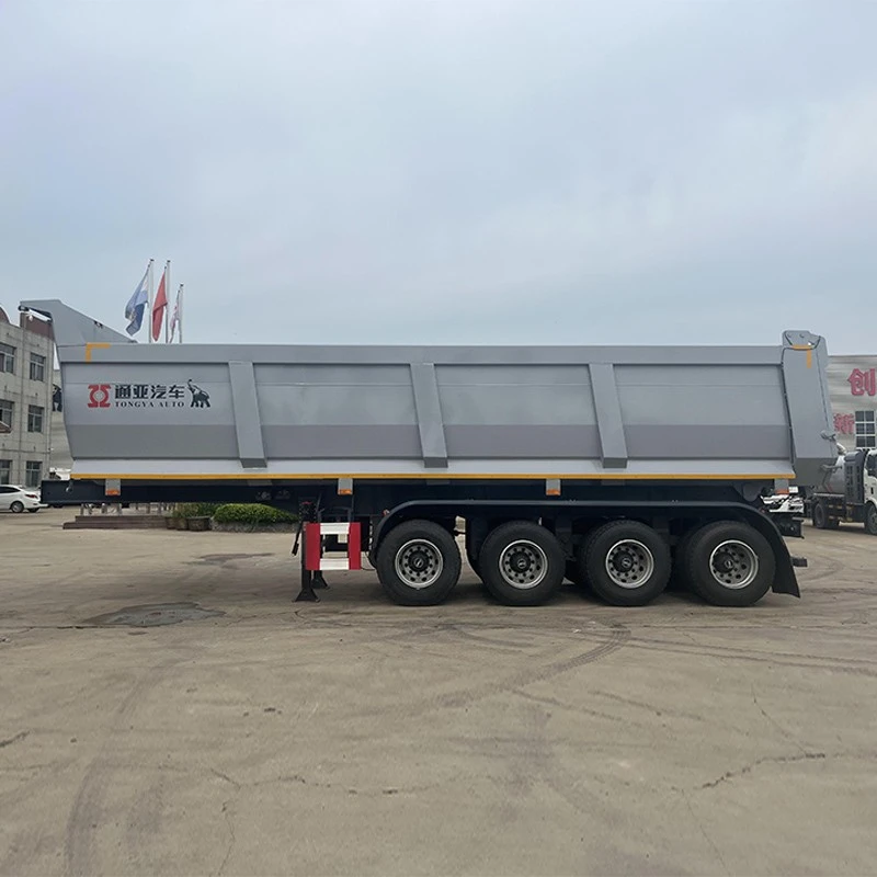 60T dèyè pil fatra semi trelè ak sètifikasyon OTTC