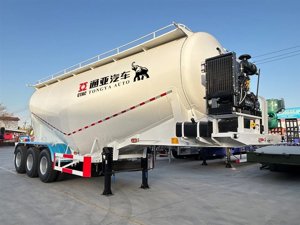 3 Aks 40T Bulk Siman Tanker Semi Trelè