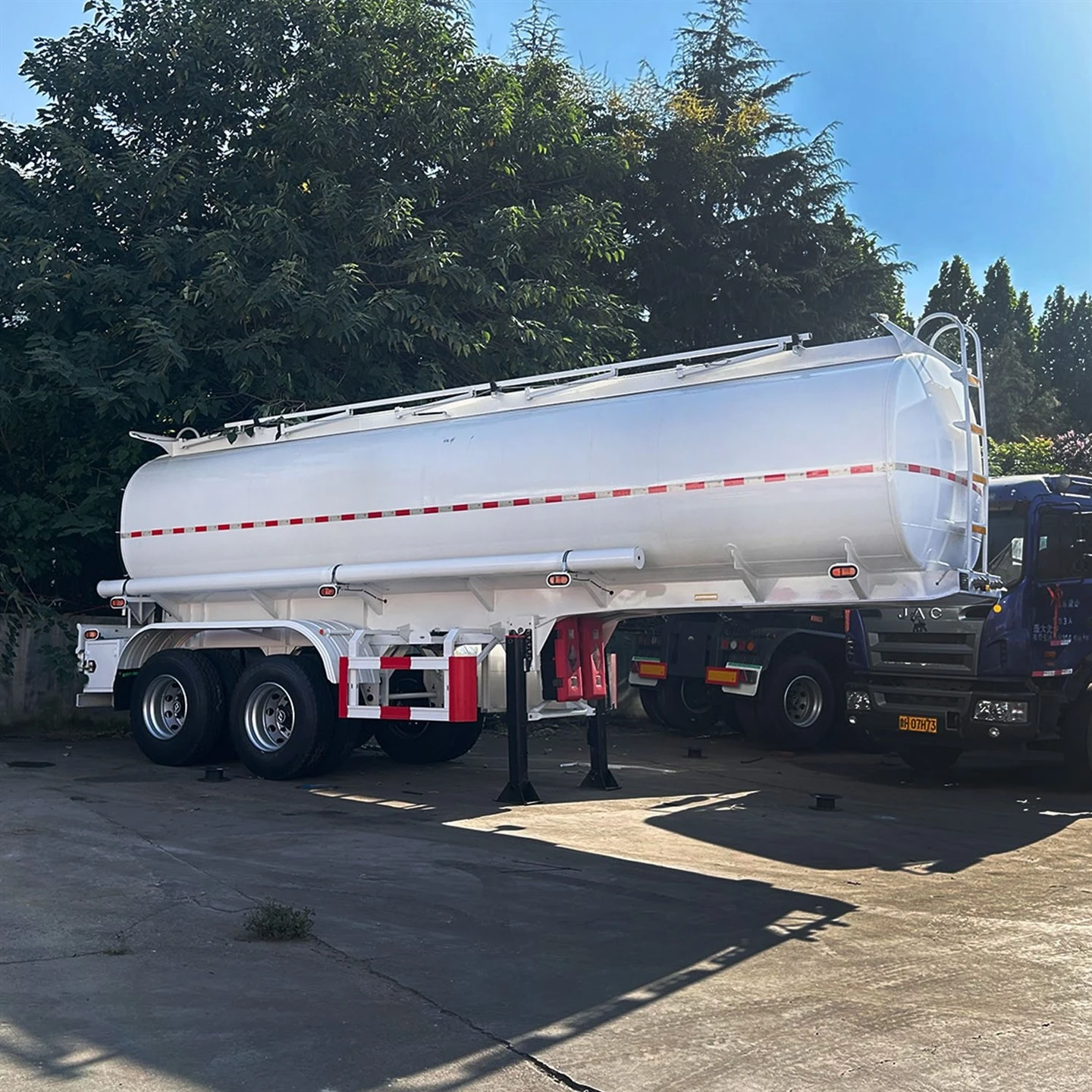 2 aks gaz tank semi trelè