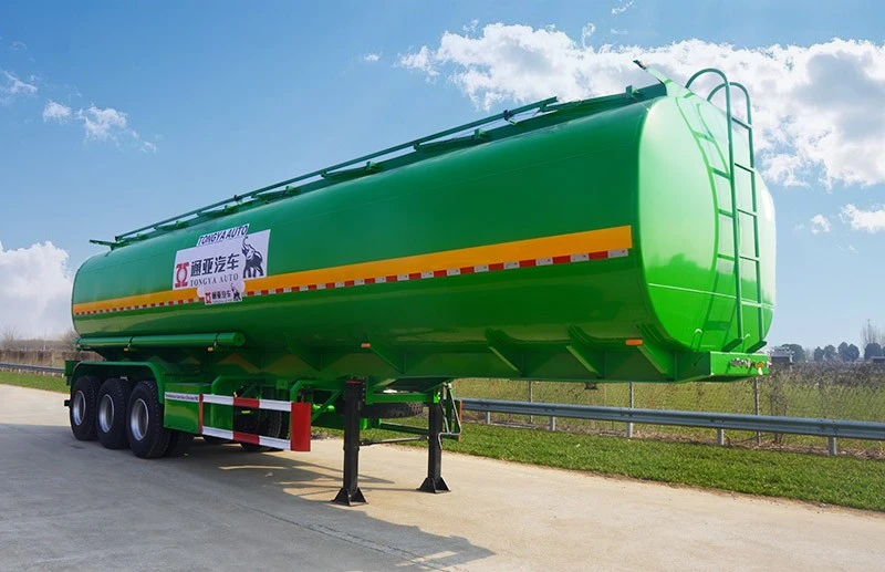 3 aks petwòl tankè semi trelè