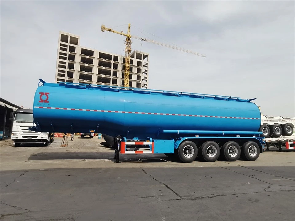 Pri ki ba Komèsyal Stock 55m3 Oil Tanker Semi Trelè