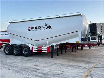 3 Aks Bulk Siman Tanker Semi Trelè ak Sispansyon Mekanik