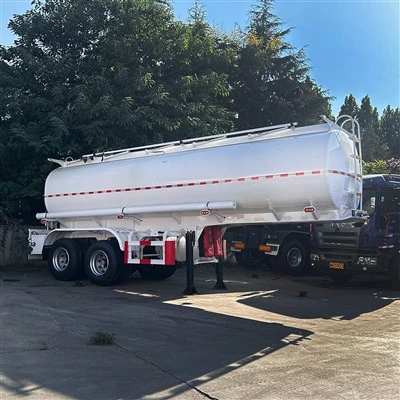 Segondè kalite 2 aks gaz tank semi trelè lwil oliv tank semi trelè Customized