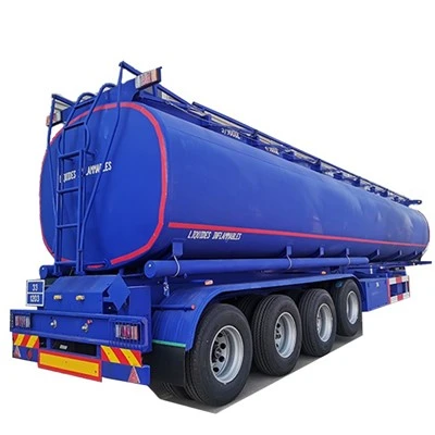 TONGYA cho vann 4 aks lwil oliv gaz likid Tanker trelè tank semi trelè